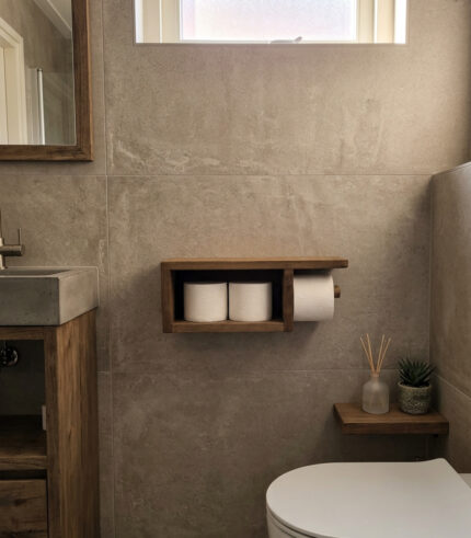 wc rolhouder hout - zozowonen.nl
