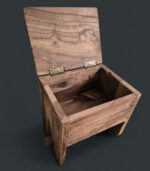 WC Rolhouder  - Hout - Afbeelding 3