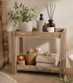 decoratief houten rek - zozowonen.nl