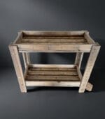 houten rekje decoratief - zozowonen.nl