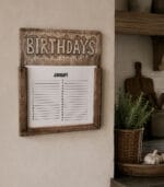houten verjaardagskalenderkalender - zozowonen.nl