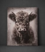 landelijke schilderij print koeien - zozowonen.nl