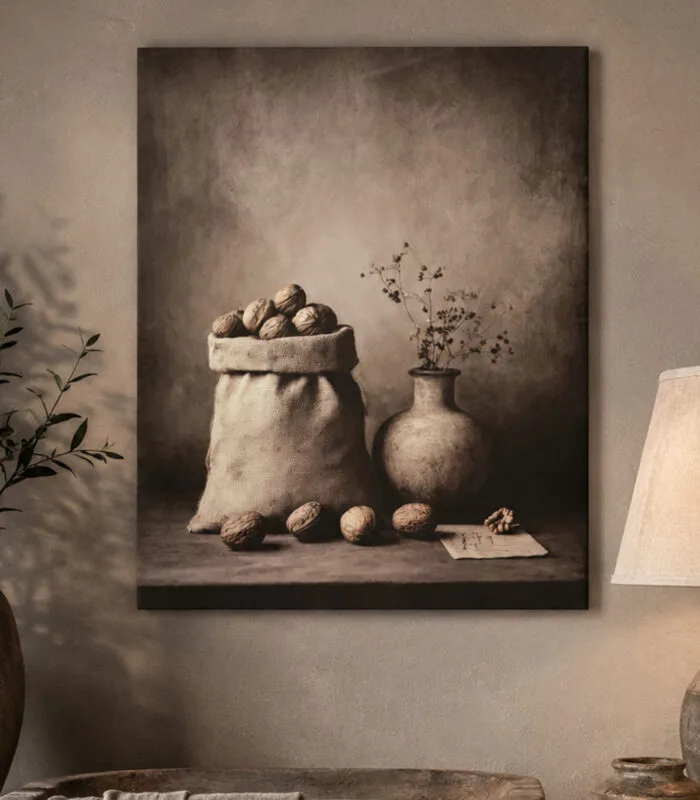 stilleven met noten print - zozowonen.nl