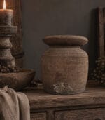houten nepalese pot - zozowonen.nl